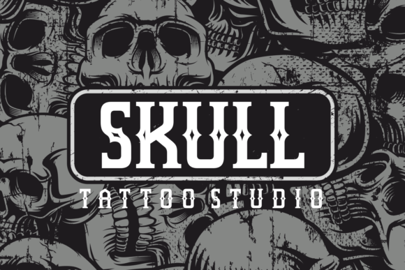 Rose Shield Font font preview - 4