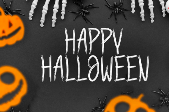 Scary Skul Font PNG with transparent background - Preview 4