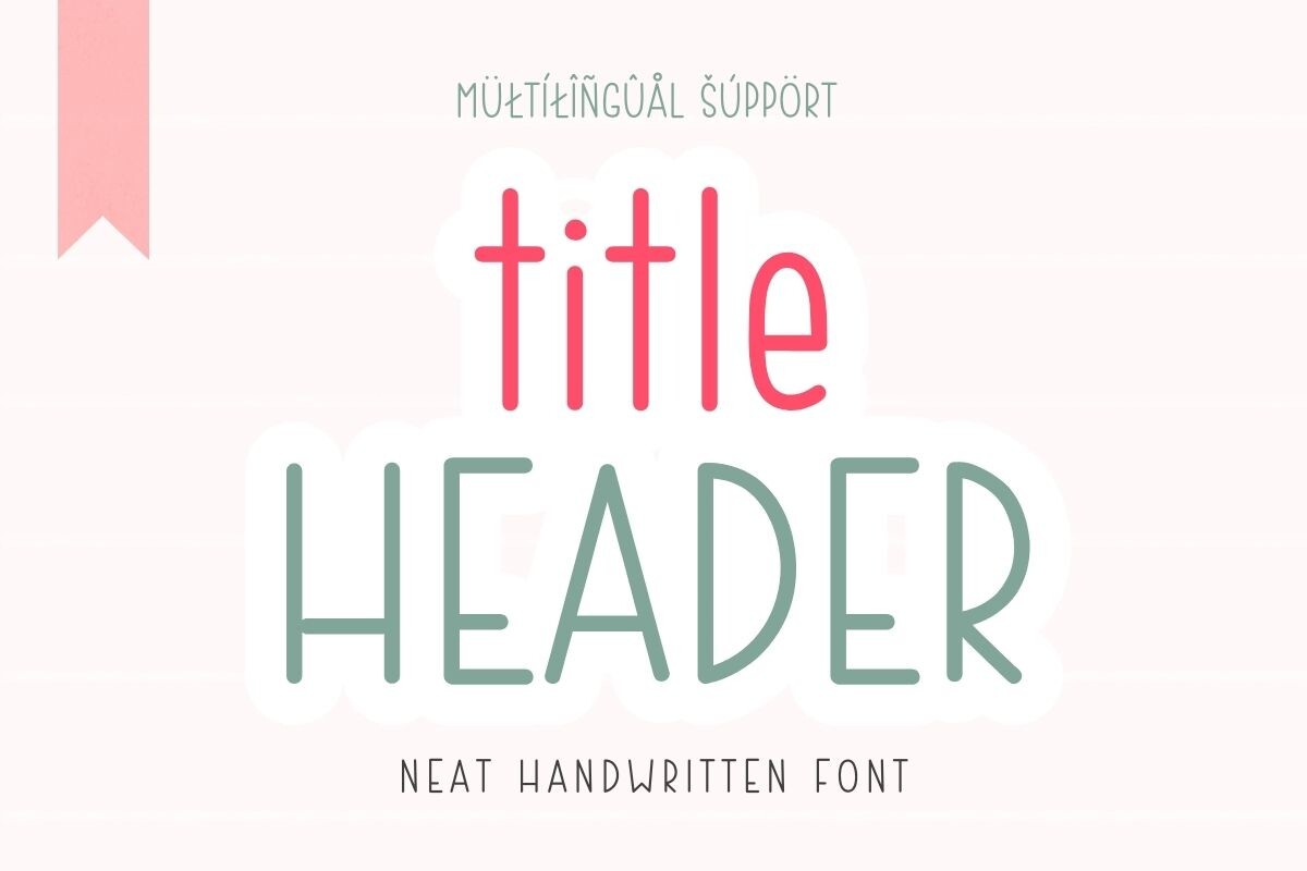 Title Header preview, placeholder image