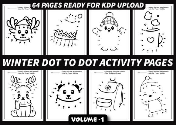 30+ Winter Dot to Dot Activity Pages