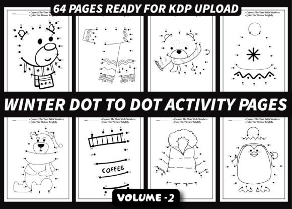 30+ Winter Dot to Dot Activity Pages