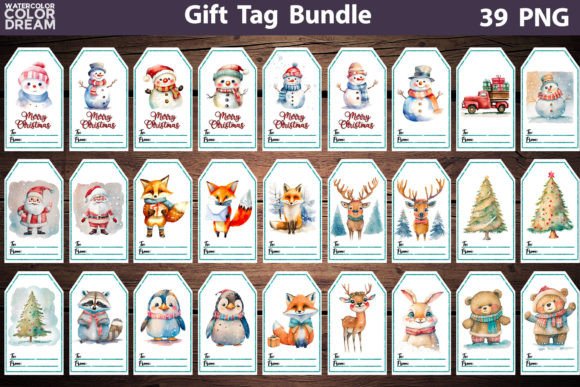 Christmas Gift Tags Bundle
