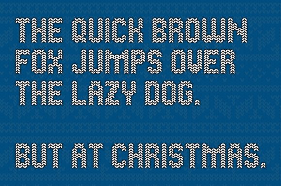 Christmas Jumper 2023 Font - Preview 1