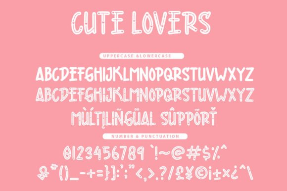 Cute Lovers Font - Preview 5