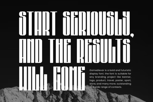 Gomedievar Font - Preview 4