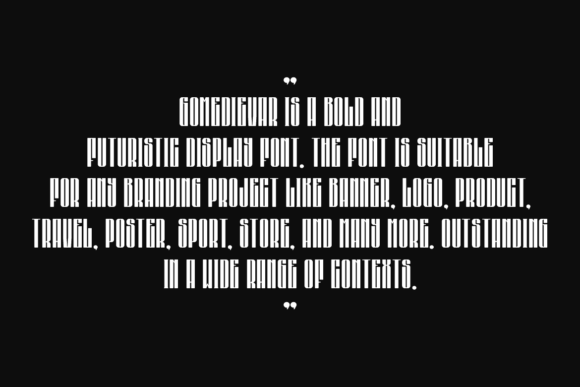 Gomedievar Font - Preview 6