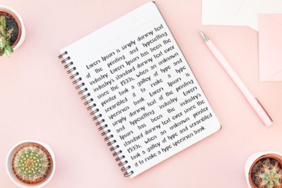 Heart Beat Font - Preview 2