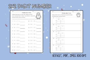 Multiplication Practice Two by Two Area Graphic by HappyDesign ...