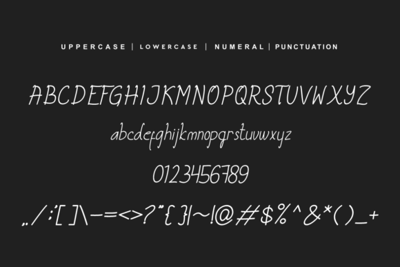 Royal Aesthetic Font PNG with transparent background - Preview 2