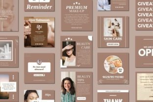 60 Beauty Social Media Canva Templates Graphic by Putra Art · Creative ...