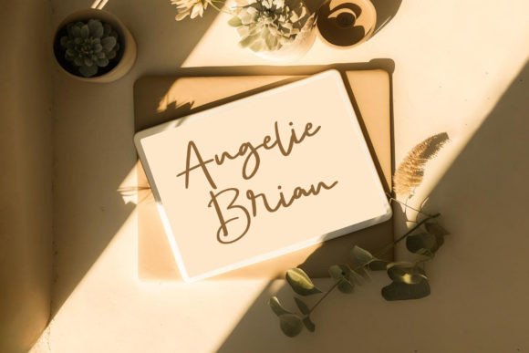 Angela Christmas Font - Preview 2