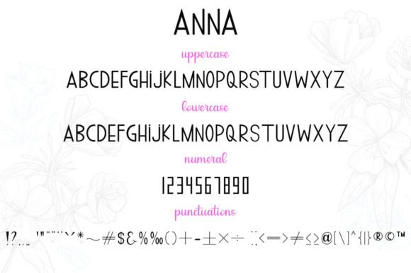 Anna Yanny Font - Preview 5