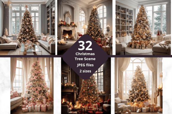 Cute Christmas Tree Background