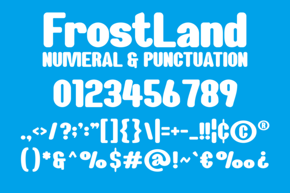 Frost Land Font font preview - 4