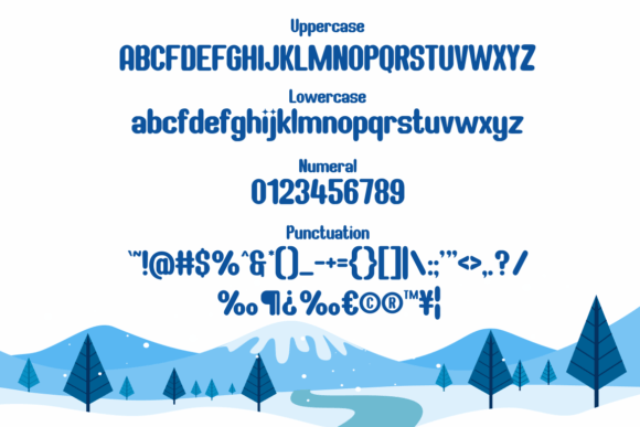 Frostbites Font - Preview 1