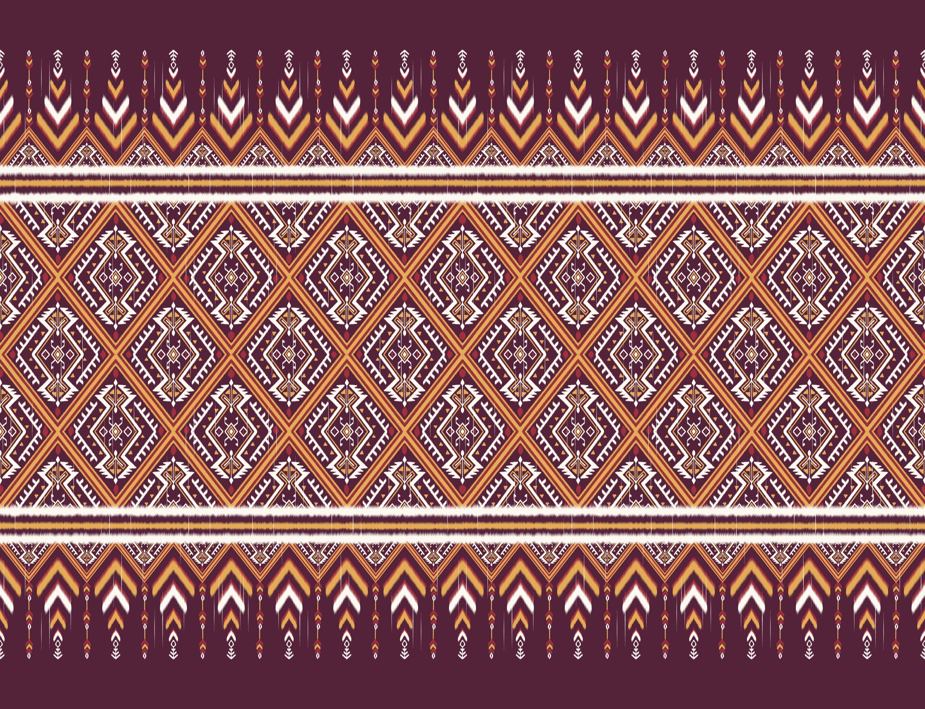 Ikat Traditional Aztec Pattern Graphic by Parinya Maneenate · Creative ...