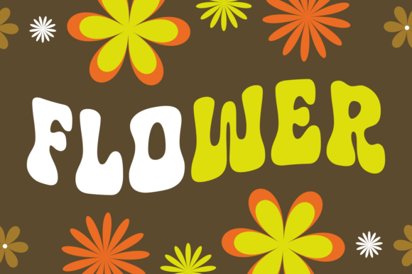 Kindy Retro Font PNG with transparent background - Preview 1