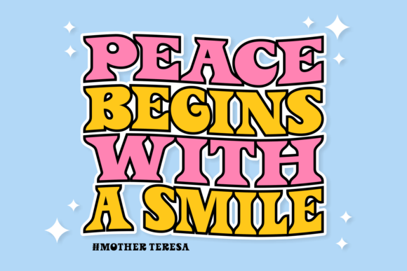 Loope Retro Font PNG with transparent background - Preview 1