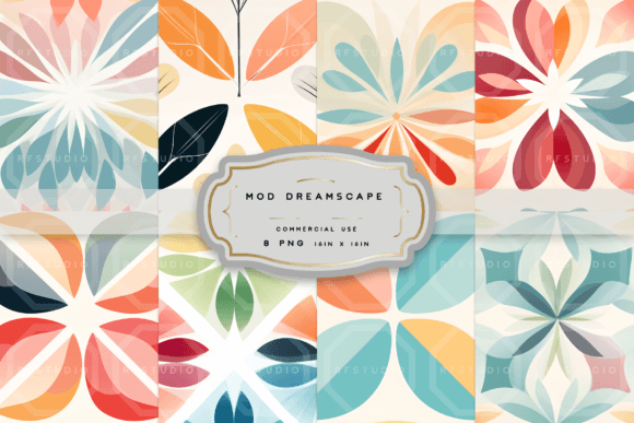 MOD DREAMSCAPE. Seamless Pattern Pack