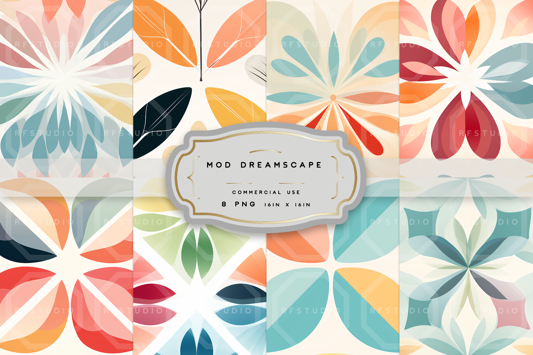 MOD DREAMSCAPE. Seamless Pattern Pack