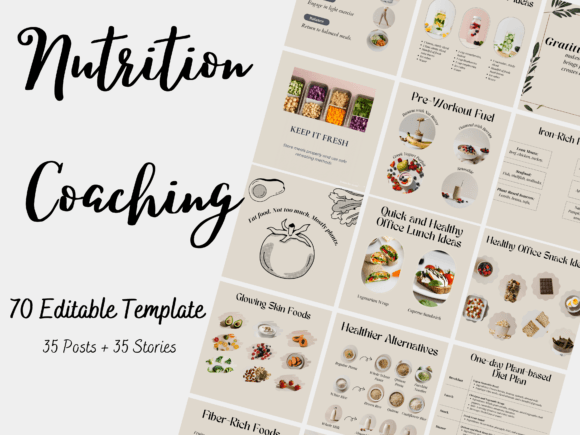 Nutrition Coaching Instagram Template