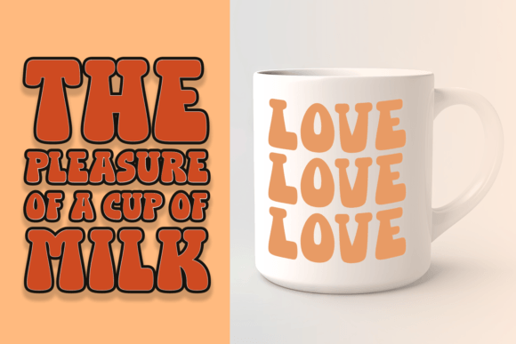 Retro Great Font PNG with transparent background - Preview 4