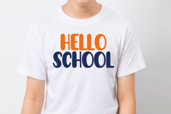 School Special Font PNG with transparent background - Preview 3