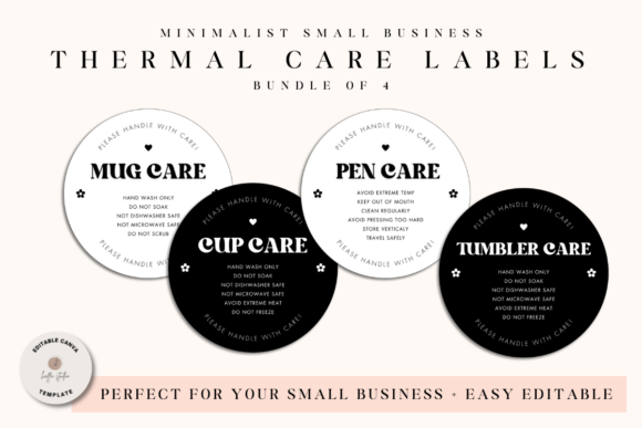 Care Labels Bundle for Small Business