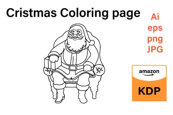Christmas Coloring Pages for Kids 2