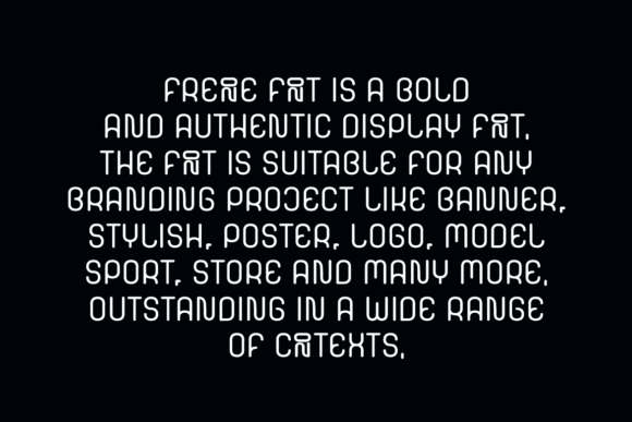 Freone Font PNG with transparent background - Preview 3