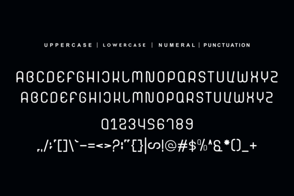 Freone Font PNG with transparent background - Preview 4