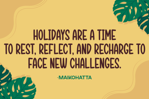 Holiday Zone Font PNG with transparent background - Preview 1