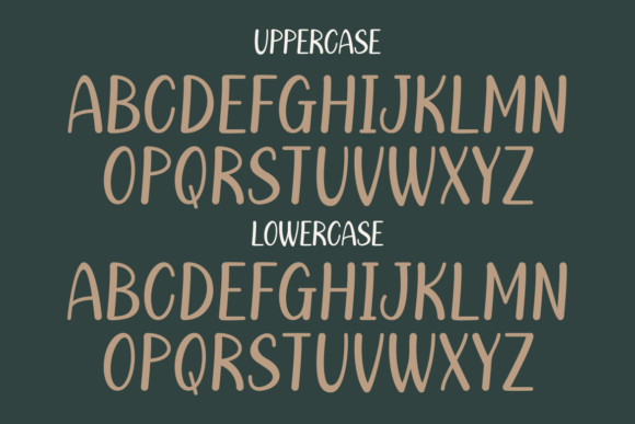 Holly Winter Font PNG with transparent background - Preview 2