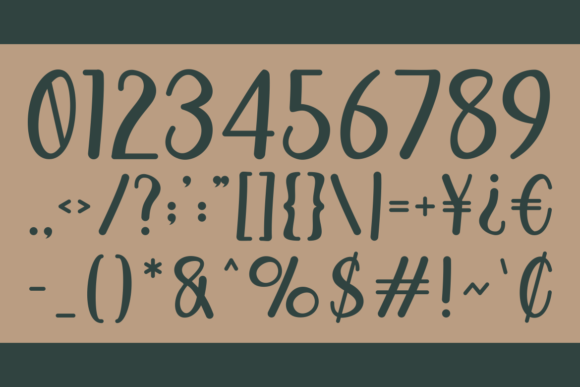 Holly Winter Font PNG with transparent background - Preview 3