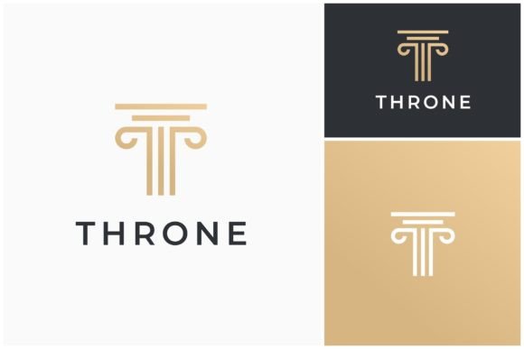 Letter T Pillar Luxury Logo Graphic by Sore.studios · Creative Fabrica