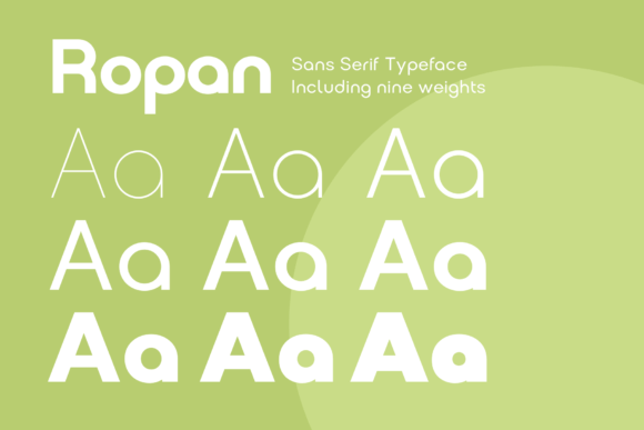Ropan Font PNG with transparent background - Preview 2