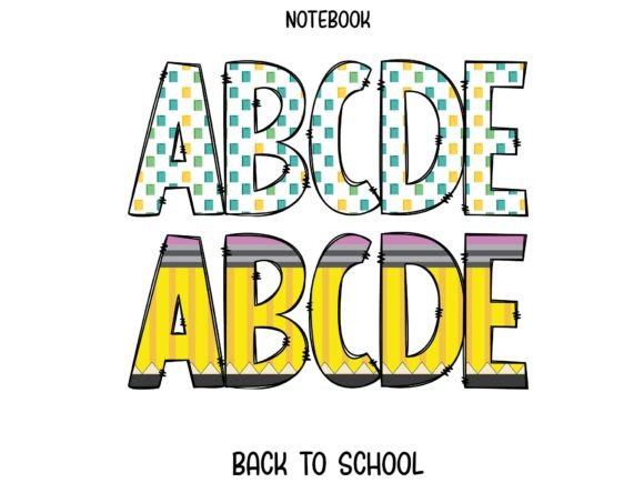 Back to School Font - Preview 2