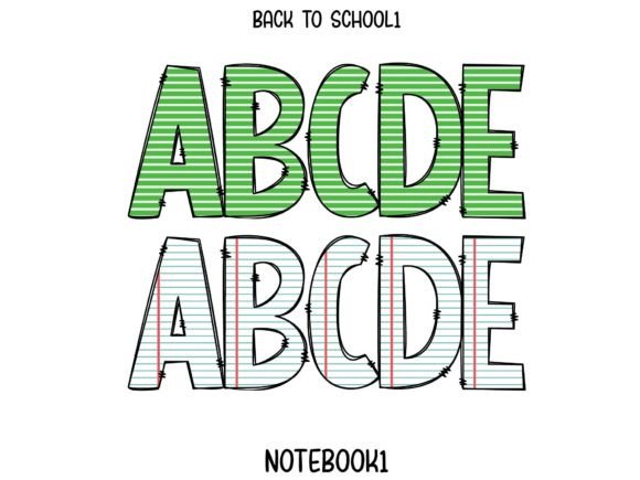 Back to School Font - Preview 3