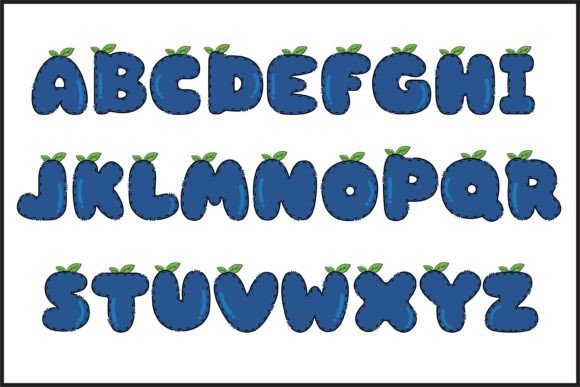 Blueberry Font - Preview 1