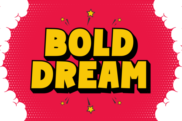 Bold Dream Font by Creative Fabrica Fonts · Creative Fabrica font preview