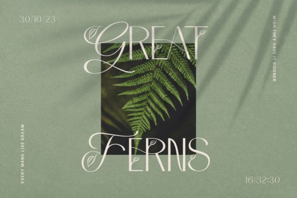 Chlorophyll Font - Preview 2