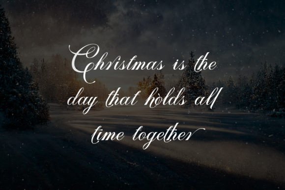 Christmas Angely Font - Preview 2