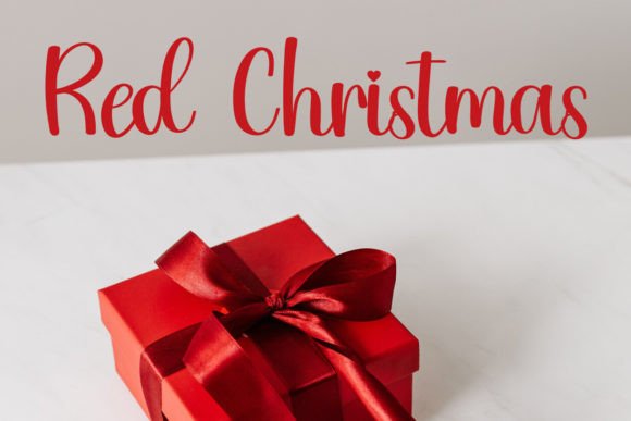 Christmas Rainly Font - Preview 2