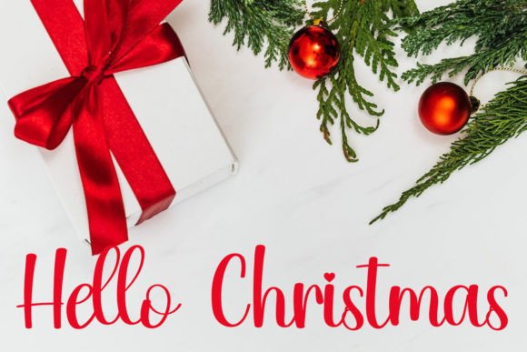 Christmas Rainly Font - Preview 3