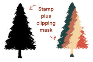 Christmas Tree Procreate Stamp Brush Set Graphic by Aliss Art ...