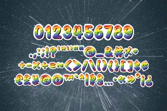 Colors Pride Font - Preview 2