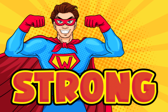 Comic Heroic Font - Preview 2