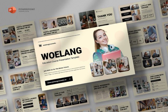 Course & Education Powerpoint Template