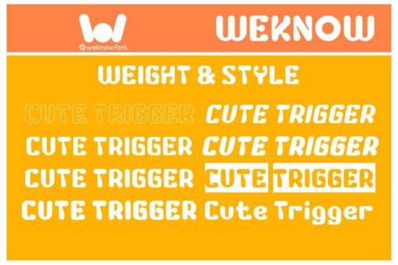 Cute Trigger Font - Preview 6