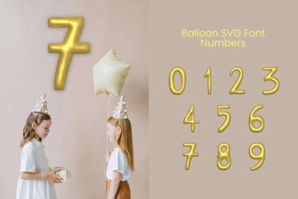 Golden Balloon Font - Preview 3